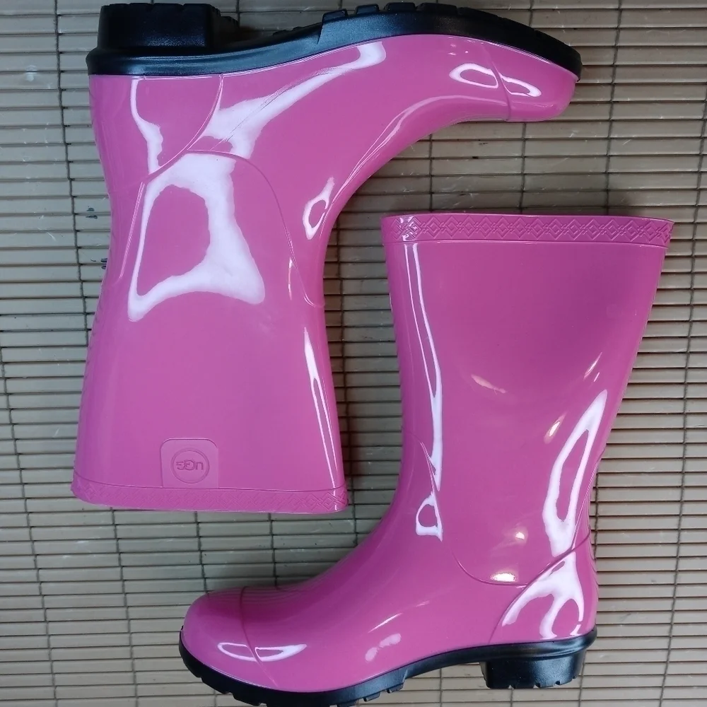 UGG 'Raana' Diva Pink Rain Boot women's size 5M NEW!!! B100
